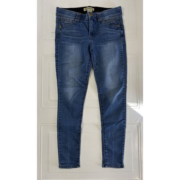 Democracy Ab Technology Jeans Womens 8 Blue Denim Medium Wash Skinny Stretch - Picture 1 of 7